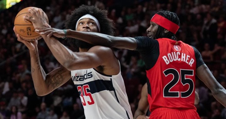 Raps beat Wizards in Montreal to open pre-season